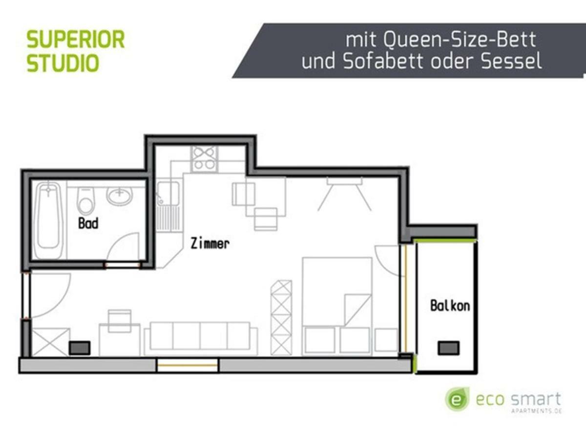 Eco Smart Apartments Erlangen Esterno foto
