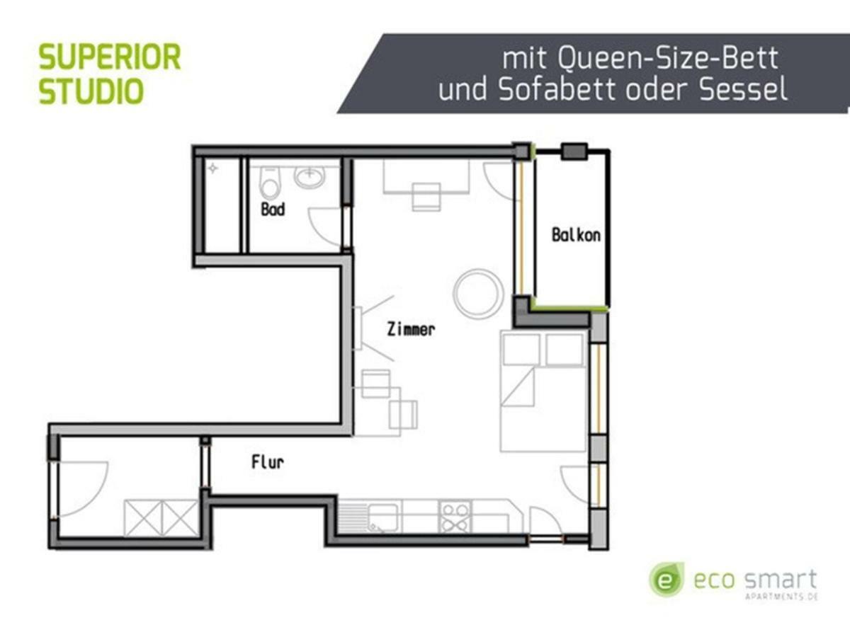 Eco Smart Apartments Erlangen Esterno foto