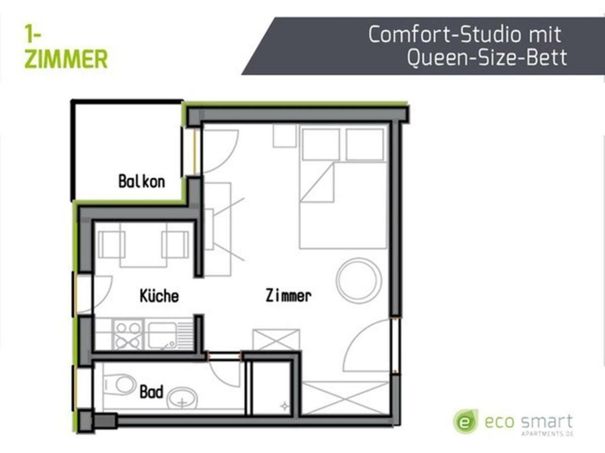 Eco Smart Apartments Erlangen Esterno foto